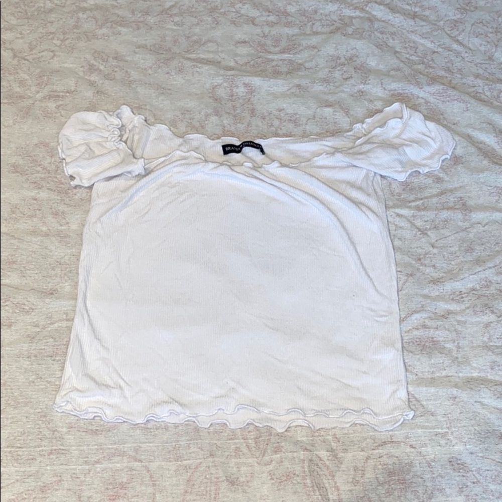 Brandy Melville Off the Shoulder Crop Top